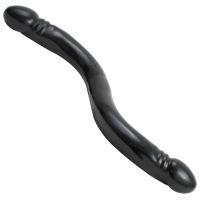 Zwarte dubbele dildo XL