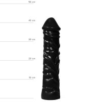 Realistische XXL Dildo 33 cm - Zwart