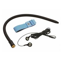 Amplifier e-stim cock & ball strap met dilator