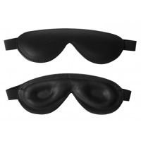 Strict leather padded blindfold